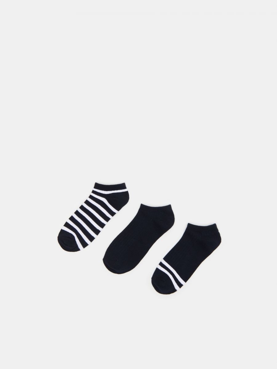 Komplet od 3 para čarapa - indigo - SINSAY