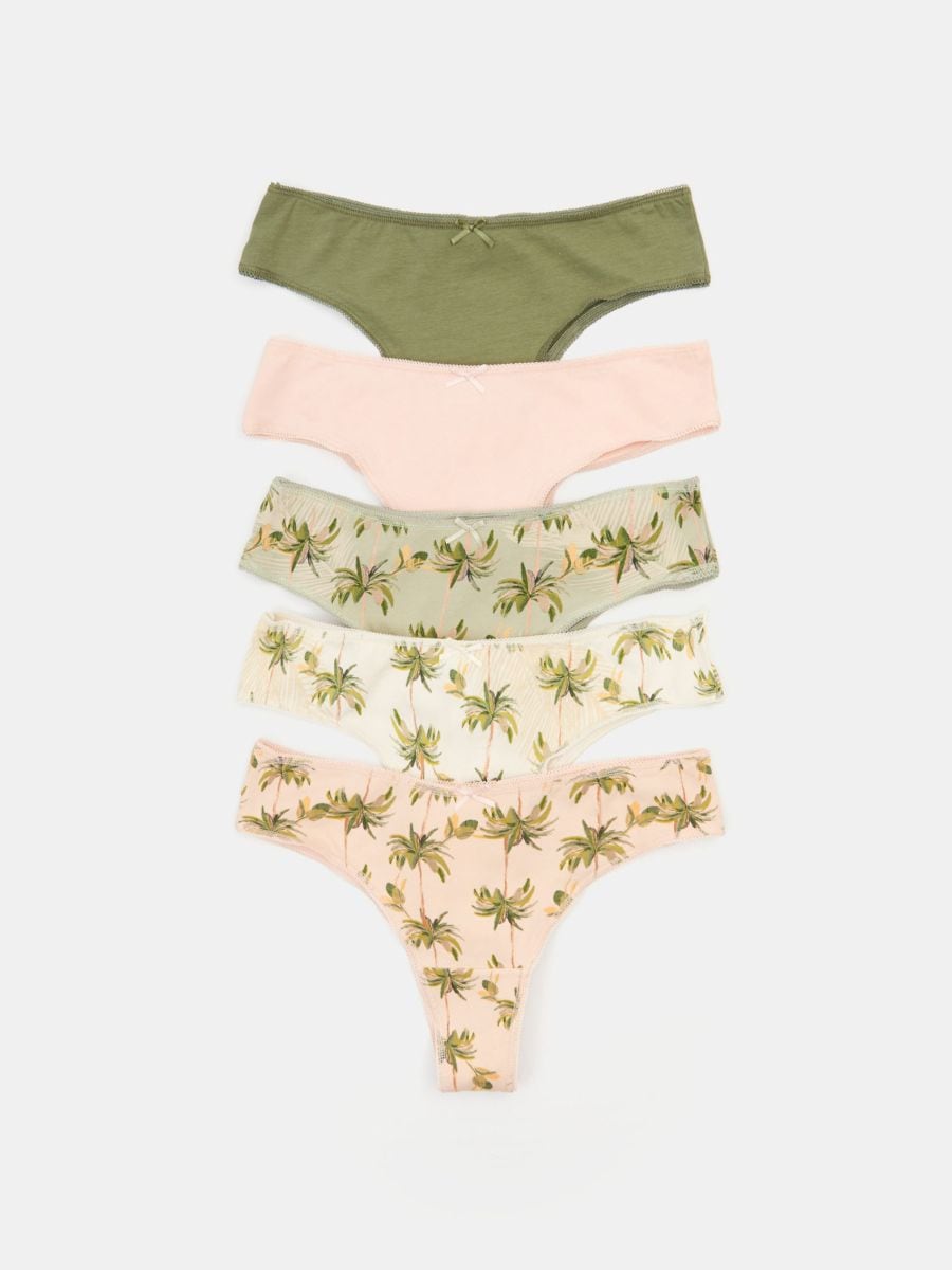 Slip alla brasiliana 5 pack - multicolor - SINSAY