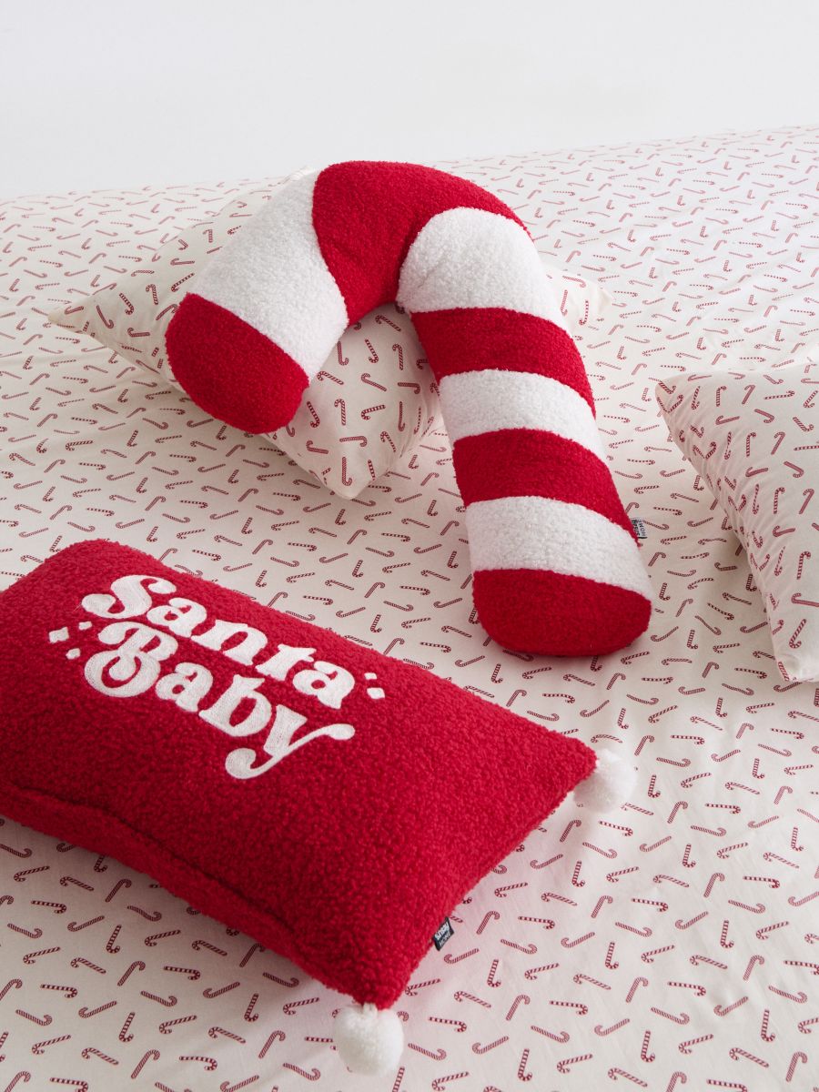 Pagalvė su kalėdiniu motyvu - raudona - SINSAY