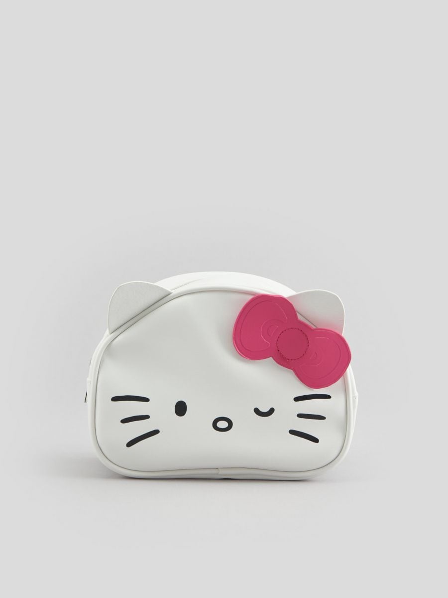 Kozmetická taštička Hello Kitty - biela - SINSAY