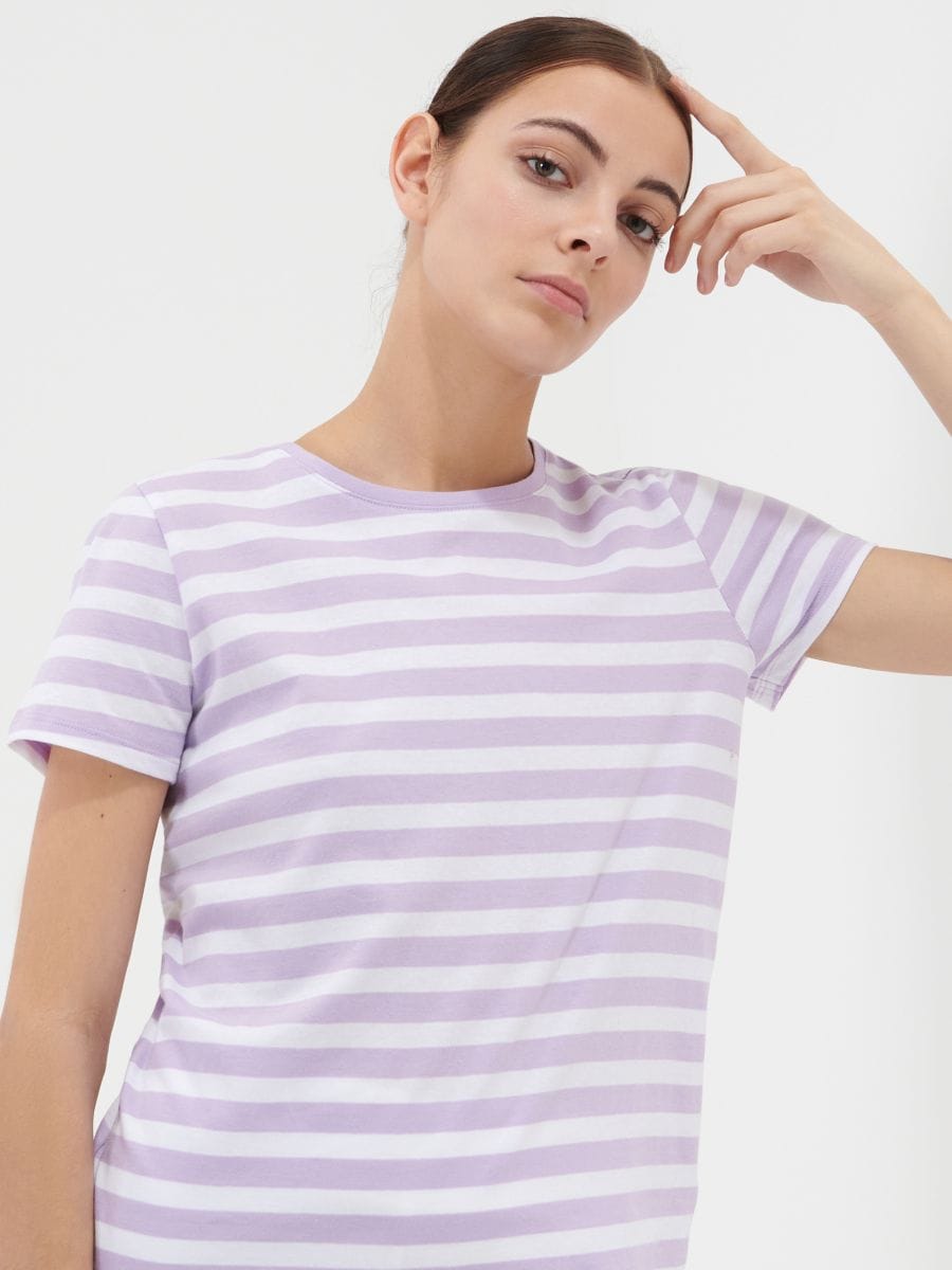 Stripe T-shirt - multicolor - SINSAY
