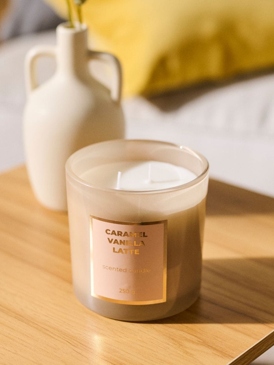 Duftkerze Caramel Vanilla Latte - Nude - SINSAY