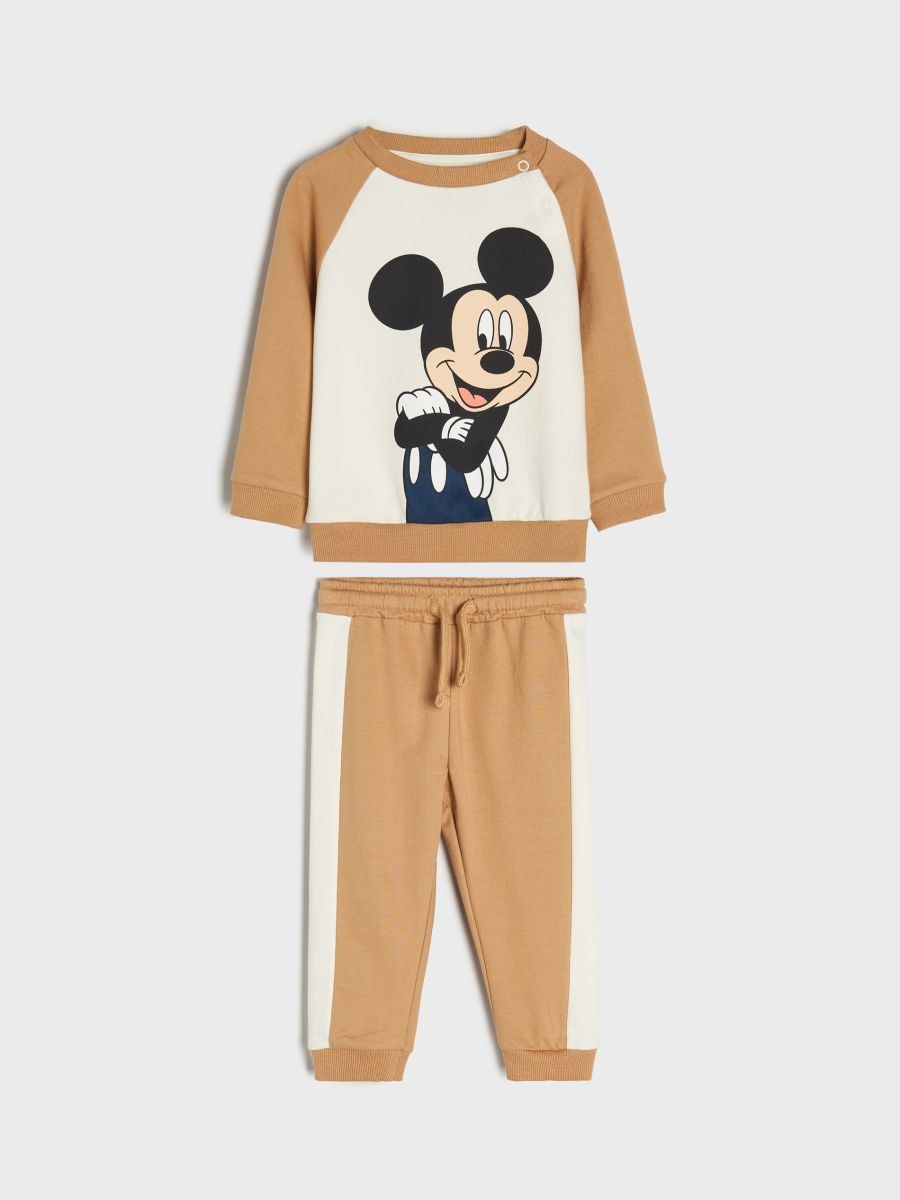 Set tricotat Mickey Mouse - crem - SINSAY
