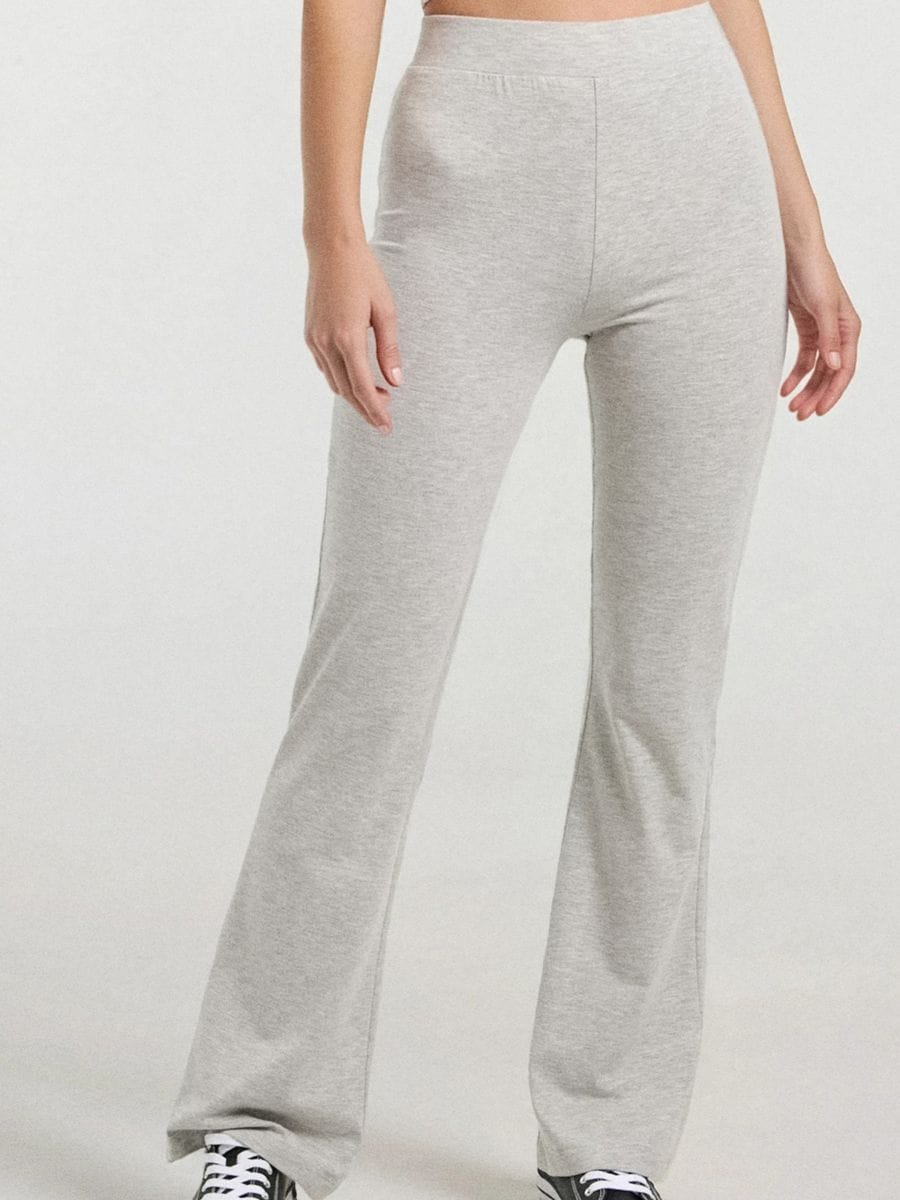 Bő szárú leggings - világos szürke - SINSAY