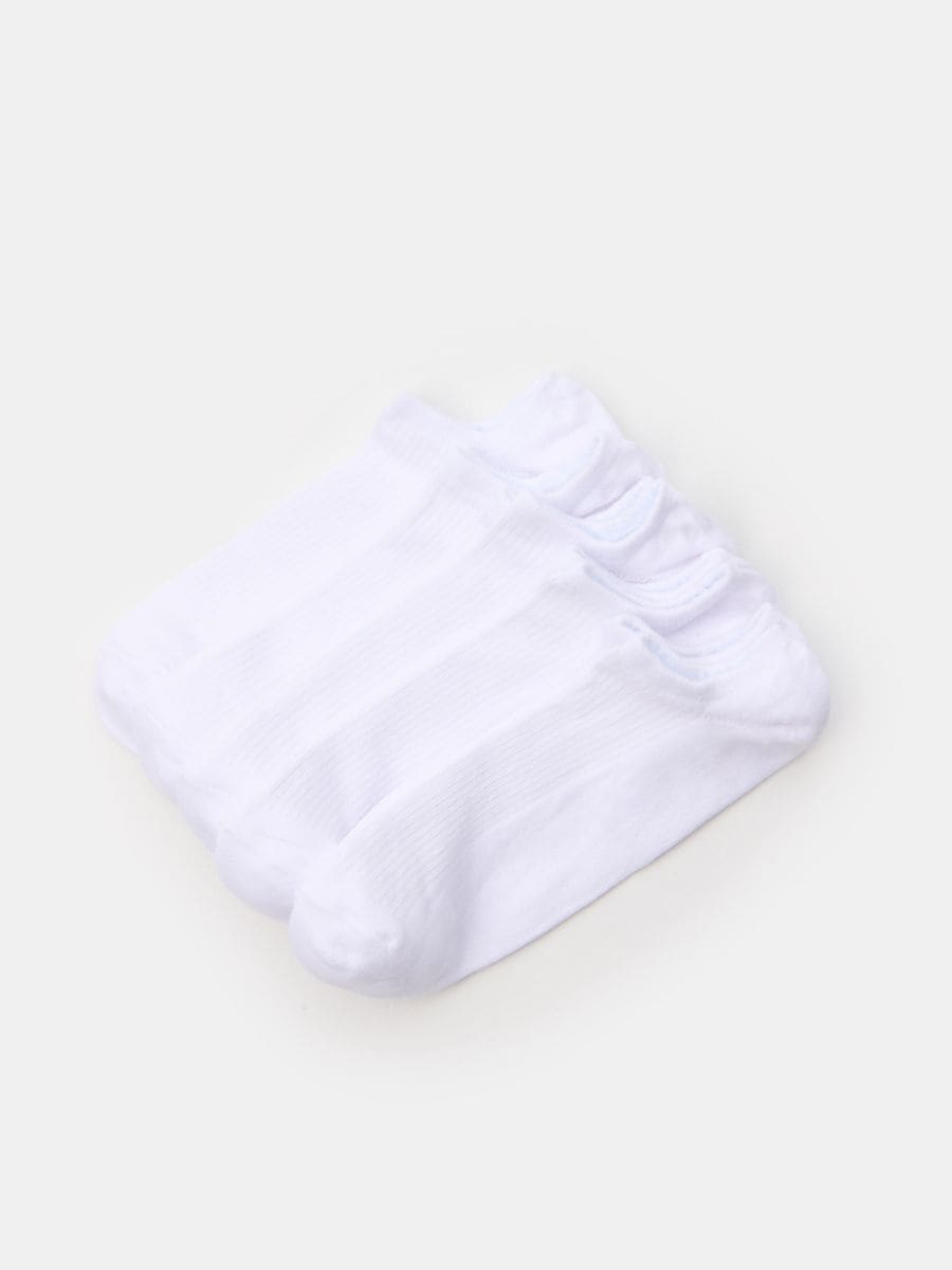 Skarpetki 5 pack - biały - SINSAY