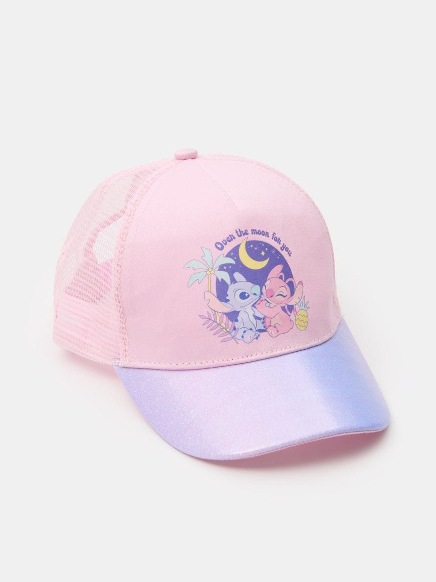 Czapka z daszkiem Stitch - różowy - SINSAY