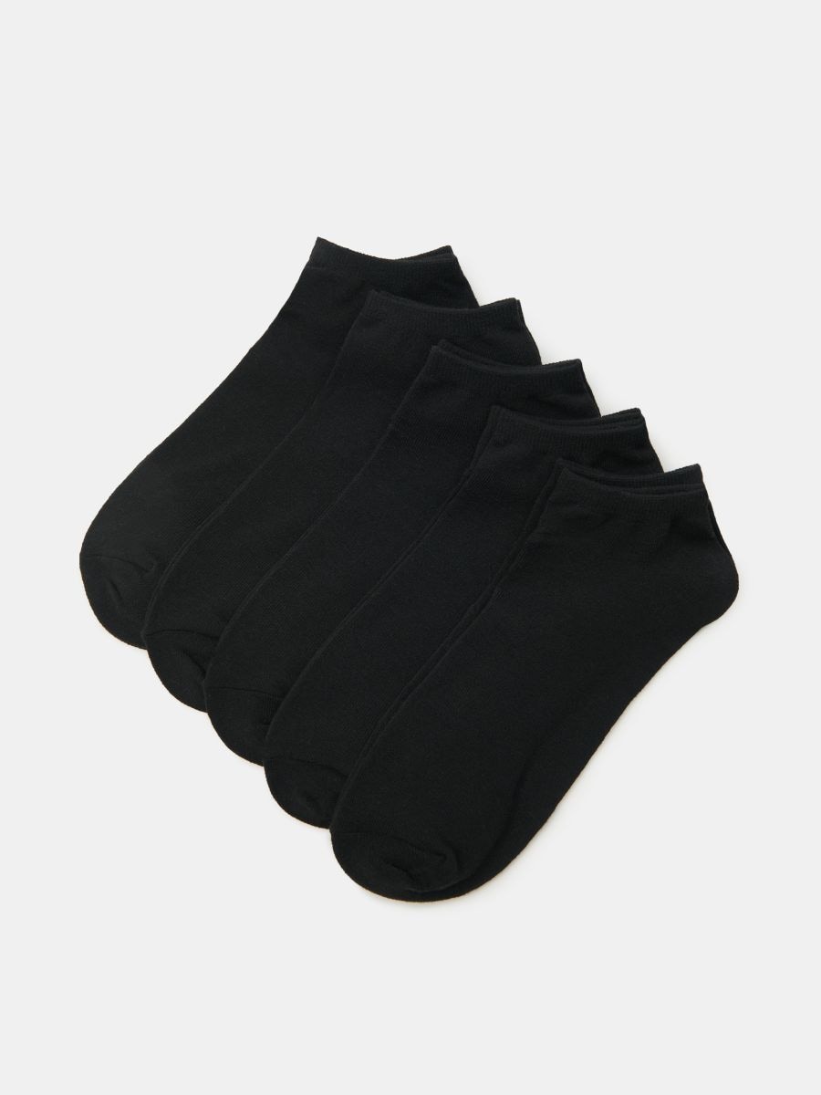 Skarpetki stopki 5pack - czarny - SINSAY