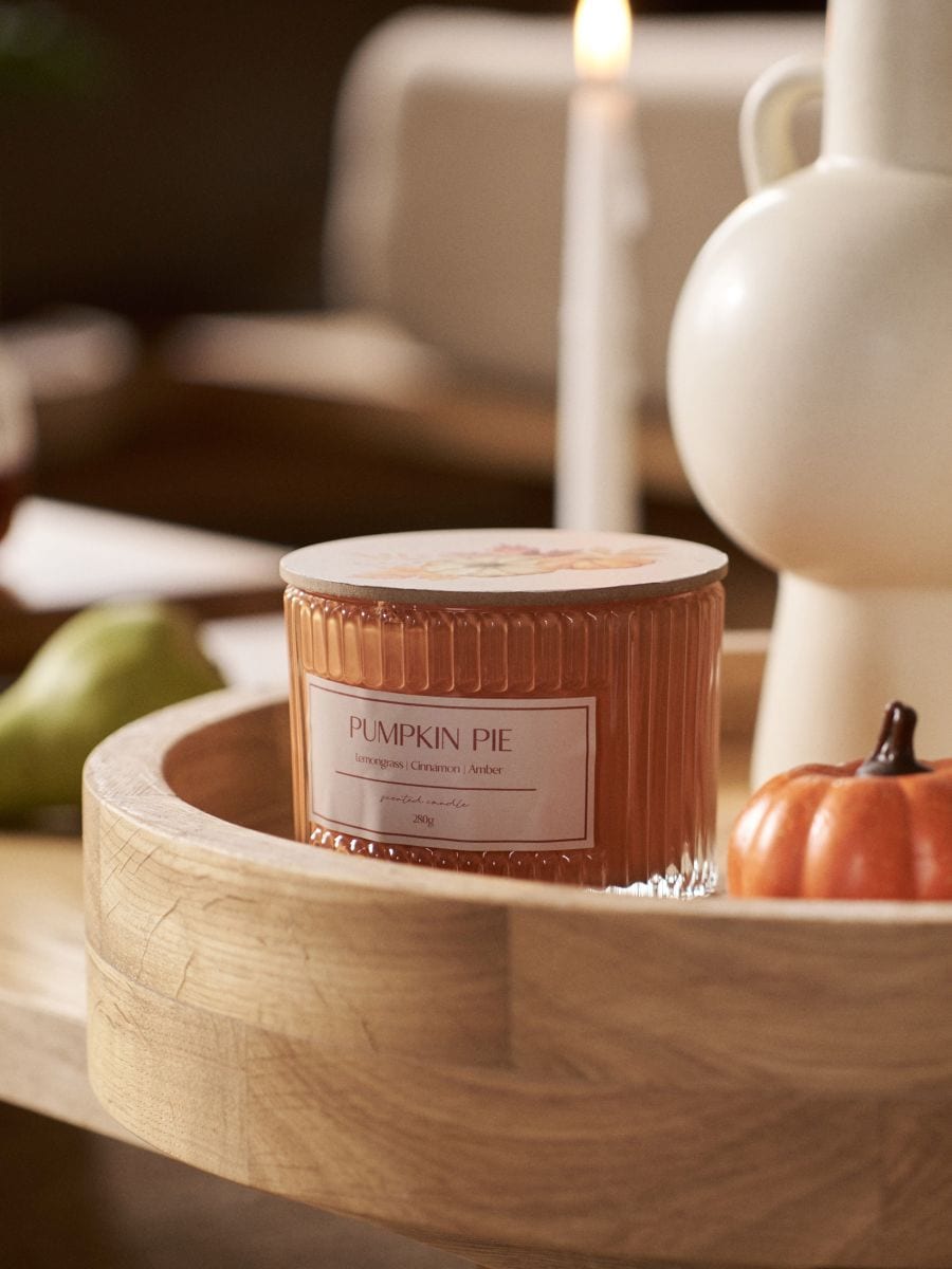 Lumânare Pumpkin Pie - arămiu - SINSAY
