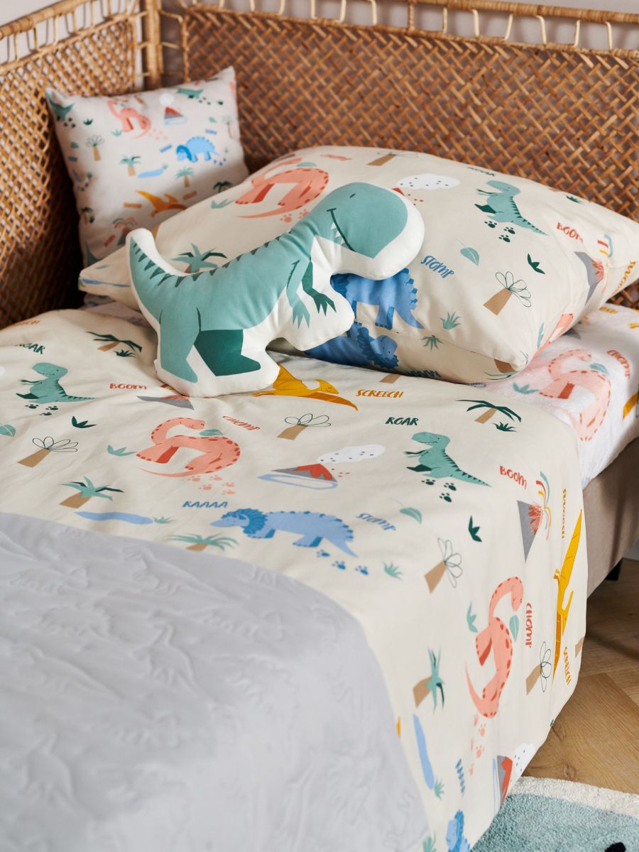 Set lenjerie de pat din bumbac - multicolor - SINSAY