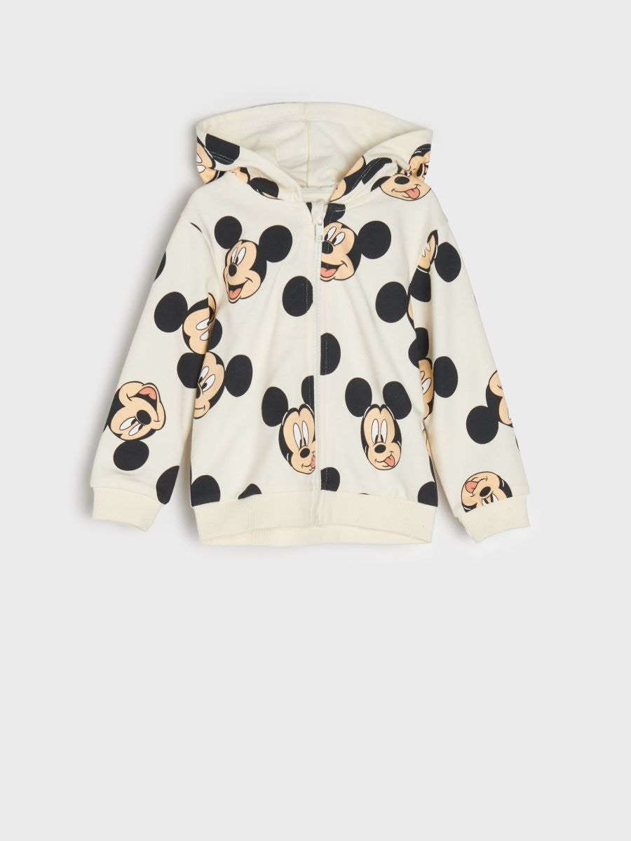 Bluză sport Mickey Mouse - crem - SINSAY