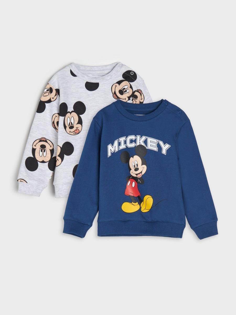 Felpa Mickey Mouse 2 pack - mid blue - SINSAY