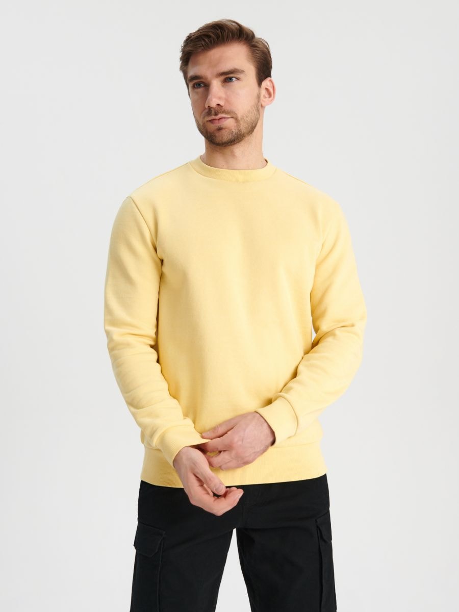 Sweatshirt - Gelb - SINSAY