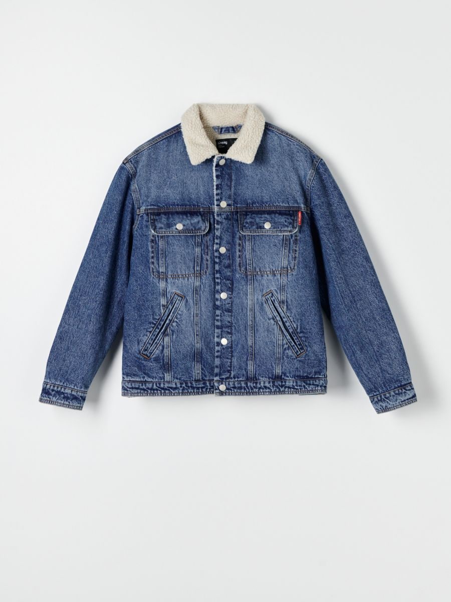 Denimjacke - Blau - SINSAY
