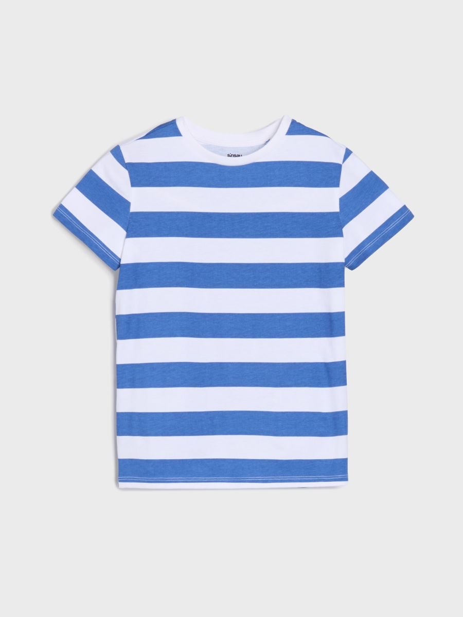 Tricou în dungi - alb - SINSAY