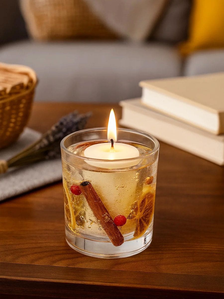 Αρωματικό κερί Pumpkin Spice Late - πορτοκαλι - SINSAY