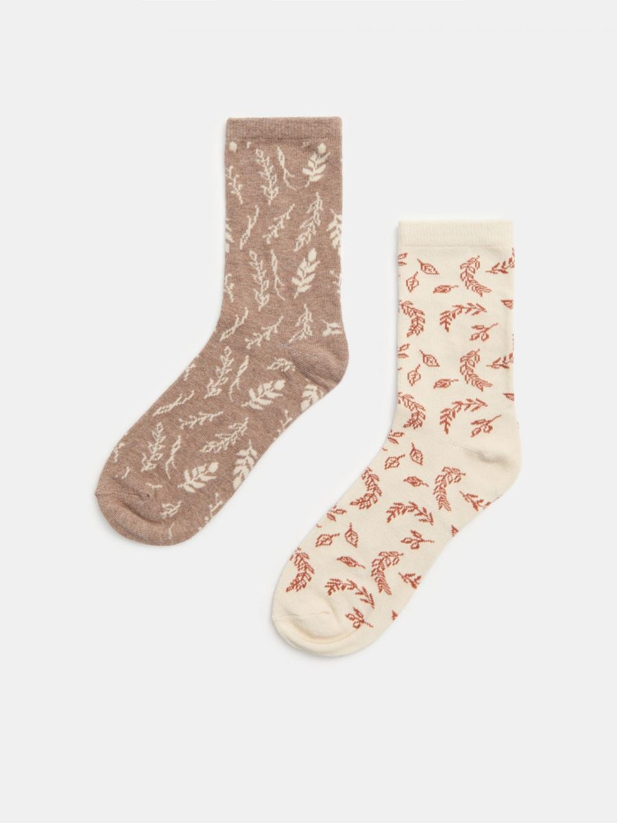 Шкарпетки, 2 пари - різнобарвний - SINSAY