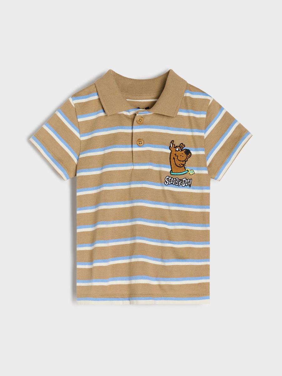 Koszulka polo Scooby-Doo - brązowy - SINSAY