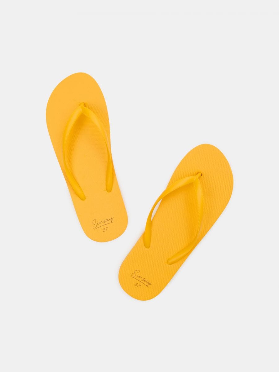Flip flops - light orange - SINSAY