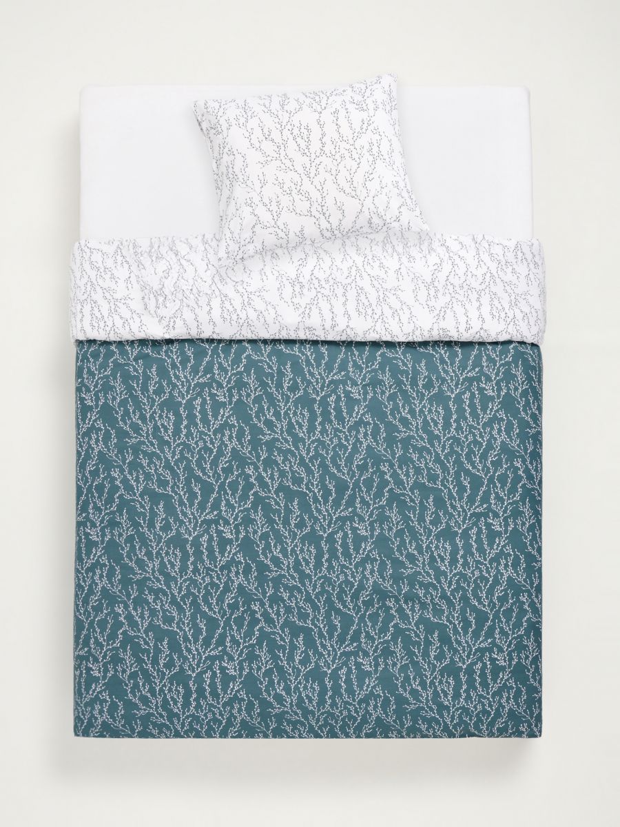 Bavlnená posteľná súprava - biela - SINSAY