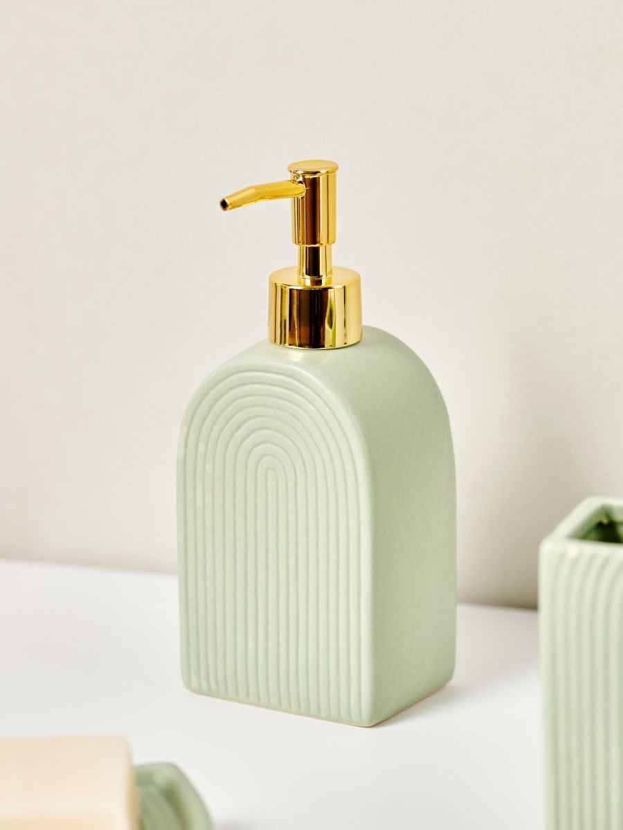 Soap dispenser - pale turquoise - SINSAY