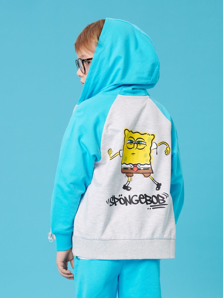 Mikina SpongeBob - šedá - SINSAY