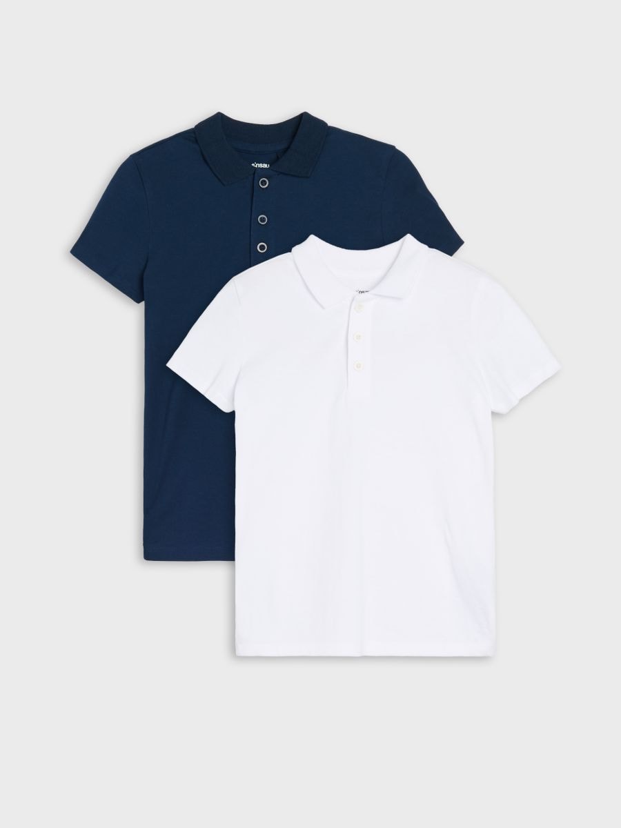 Koszulki polo 2 pack - biały - SINSAY