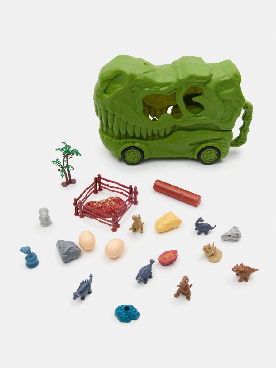 Σετ δεινοσαύρων στο αυτοκίνητο T-Rex - πολυχρωμο - SINSAY