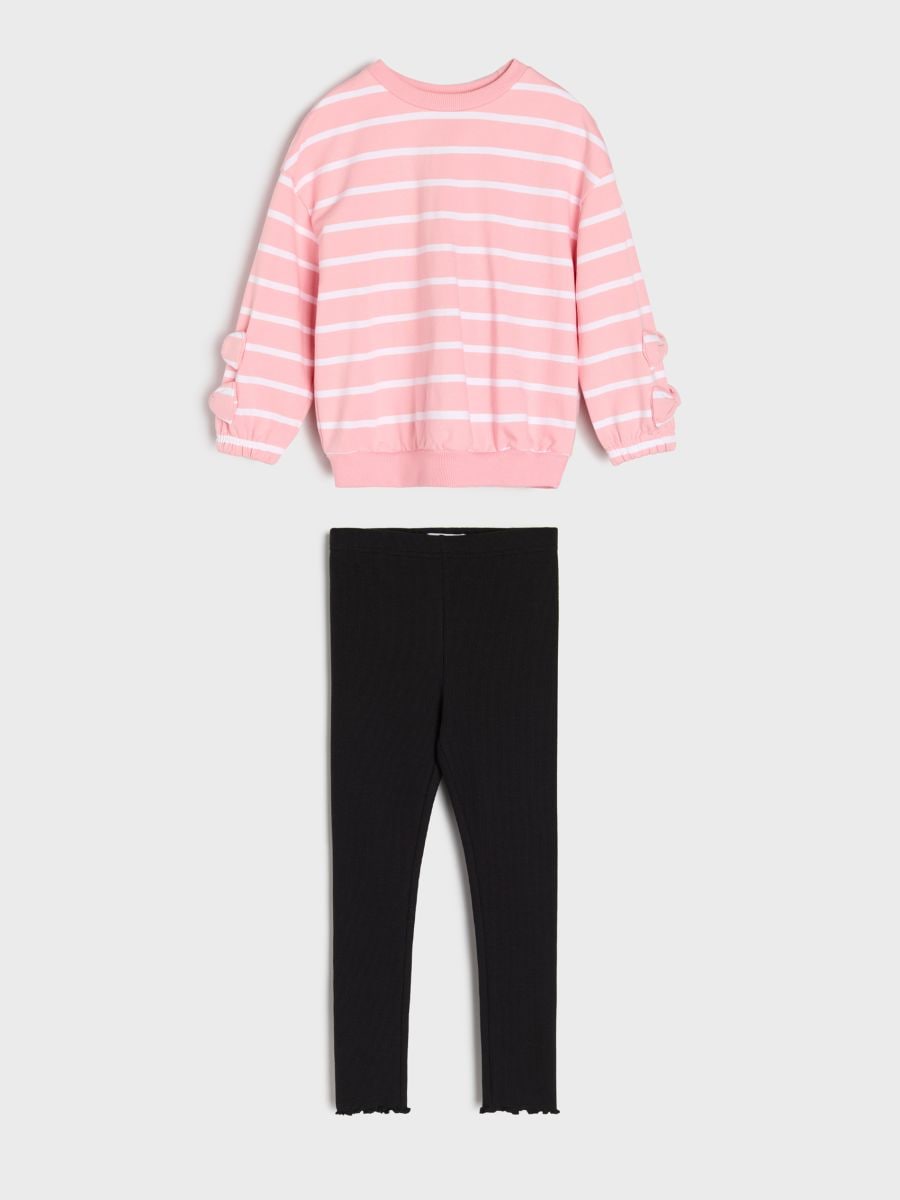 Komplet: bluza i legginsy - wielobarwny - SINSAY