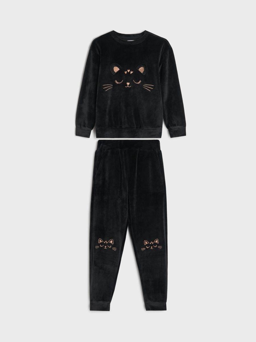 Komplet: bluza i spodnie - szary - SINSAY