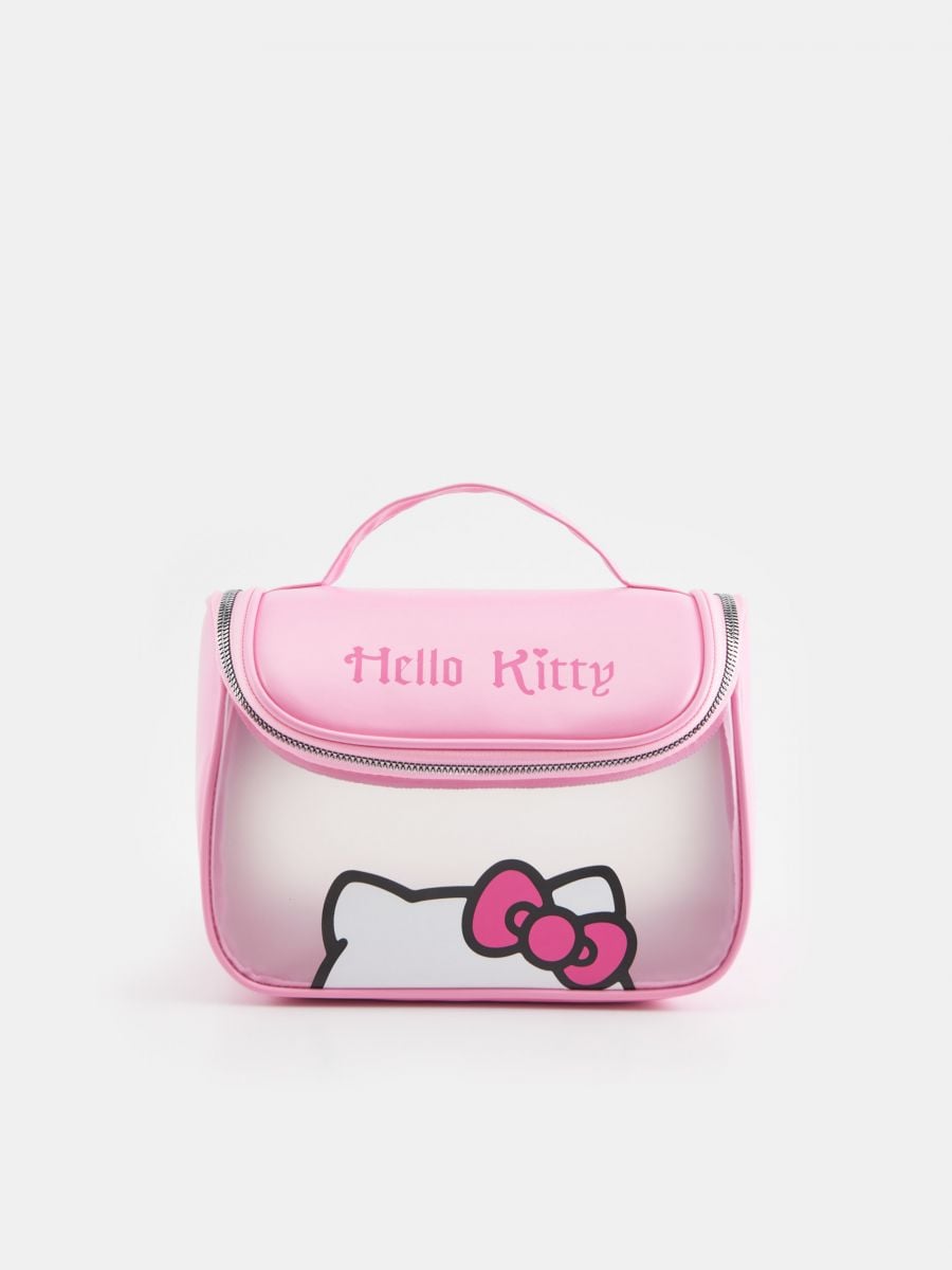 Kozmetička torba Hello Kitty - pastelnoružičasto - SINSAY