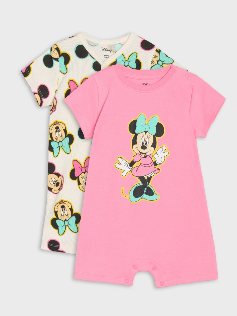 Strampler, 2er-Pack Minnie Mouse - begonie - SINSAY