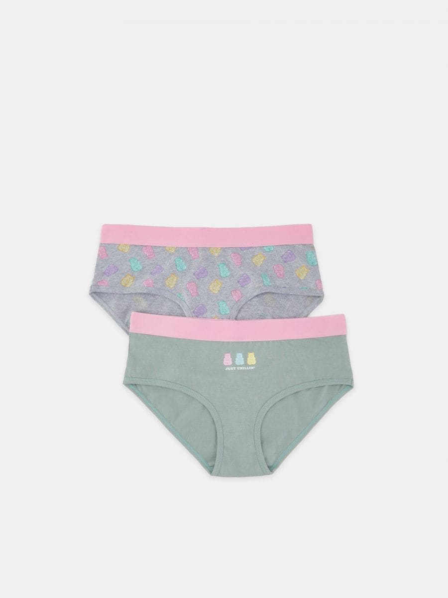 Hipster knickers 2 pack - multicolor - SINSAY