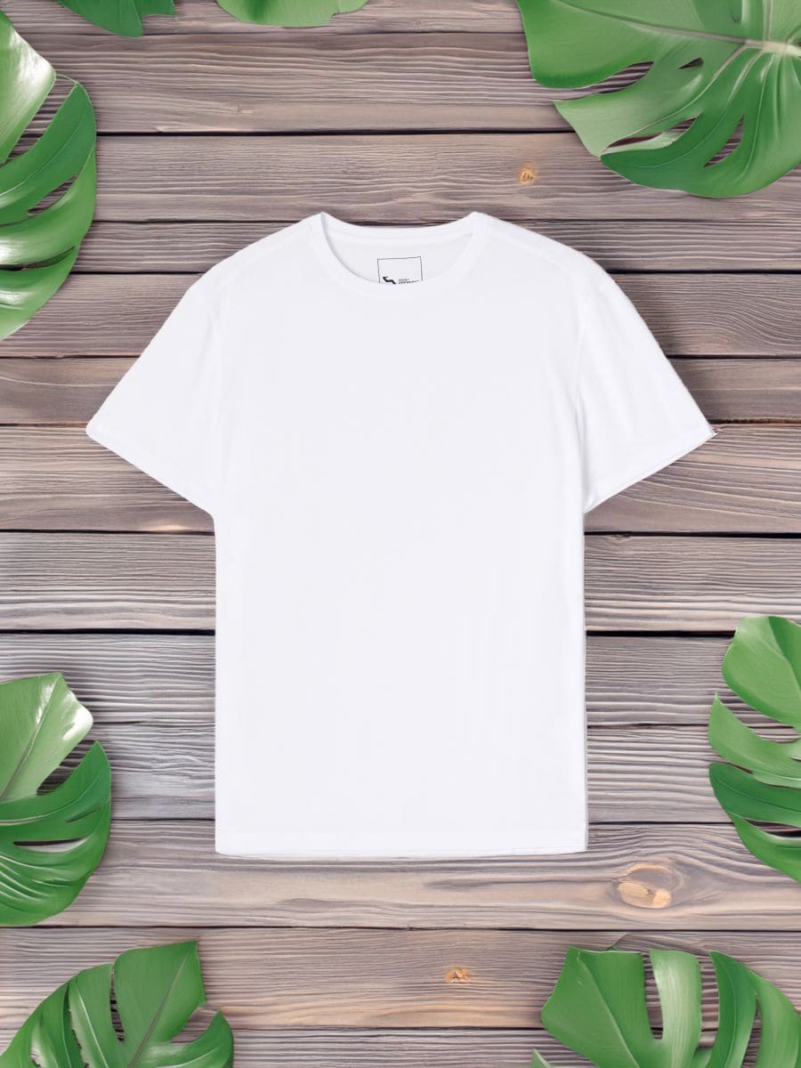T-shirt basic - bianco - SINSAY