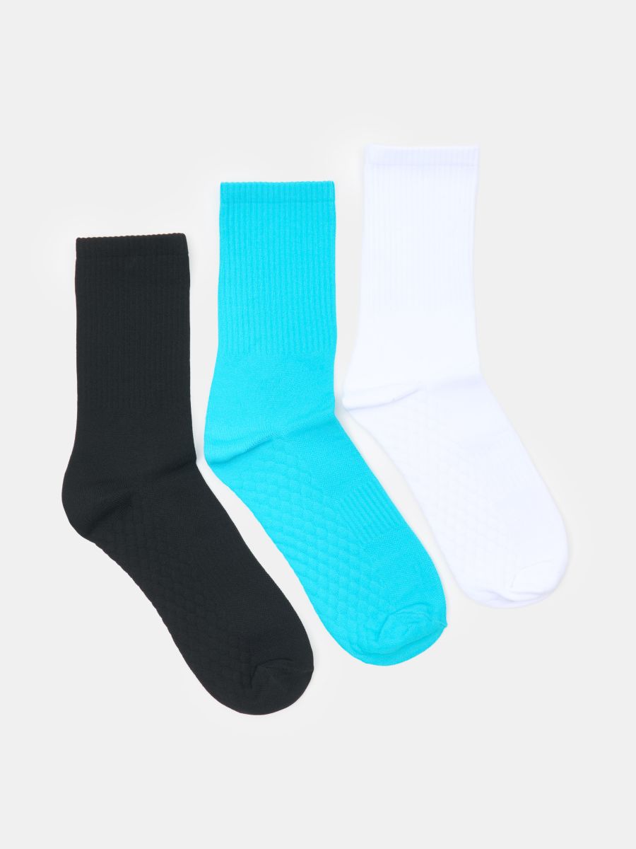 Skarpetki 3 pack - wielobarwny - SINSAY