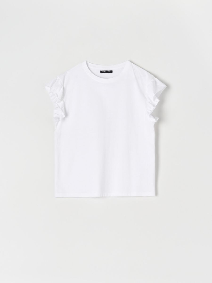 Gathered blouse Color white - SINSAY - 8276J-00X