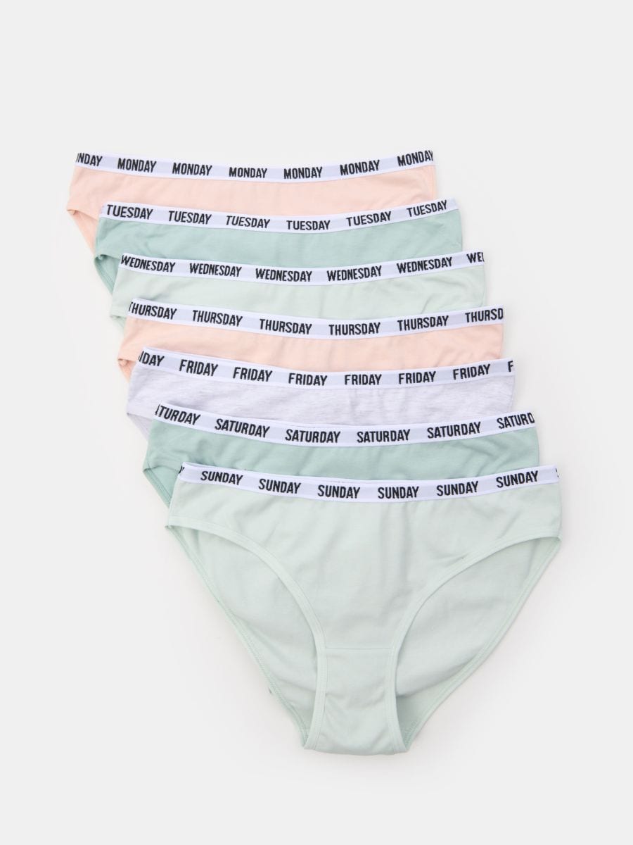 Slip classici, confezione da 7 - multicolor - SINSAY