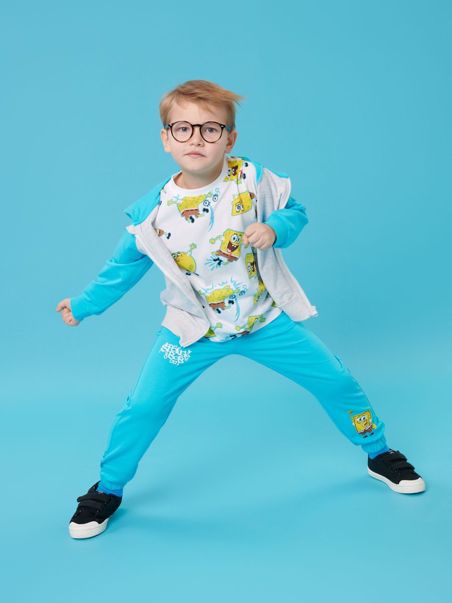 Pantalone Spongebob - tirkizno - SINSAY