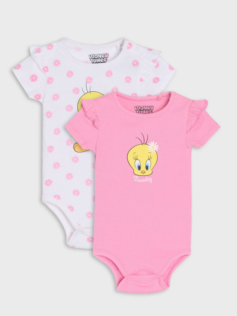 Body 2 pack Looney Tunes - różowy - SINSAY