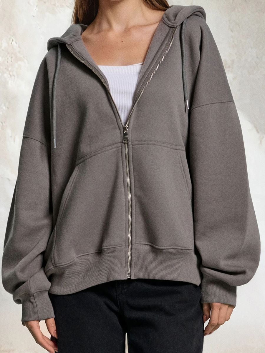 Bluza z kapturem - szary - SINSAY