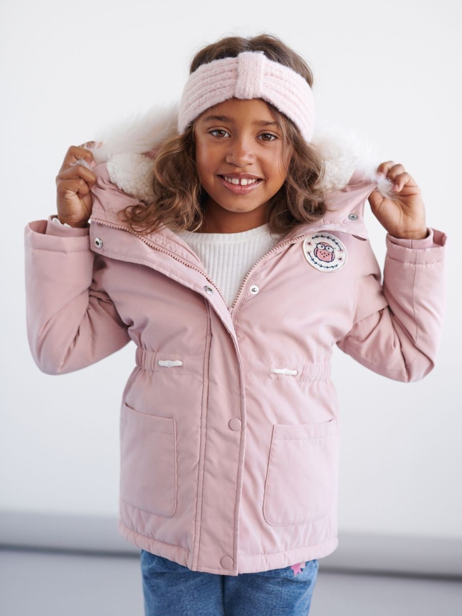 Giacca parka Colore rosa cipria SINSAY 8374N 39X