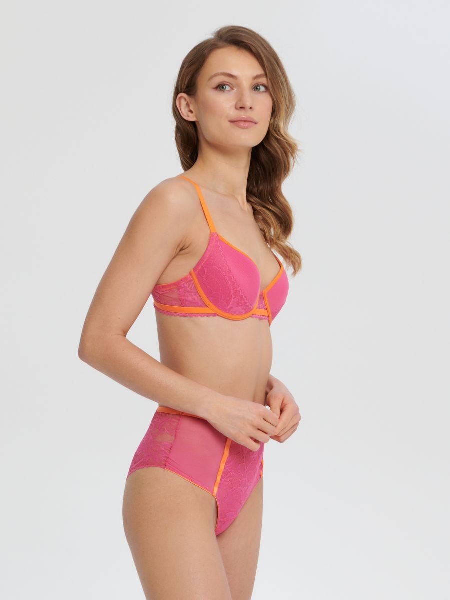 Push up bra Color hot pink - SINSAY - 8408R-42X