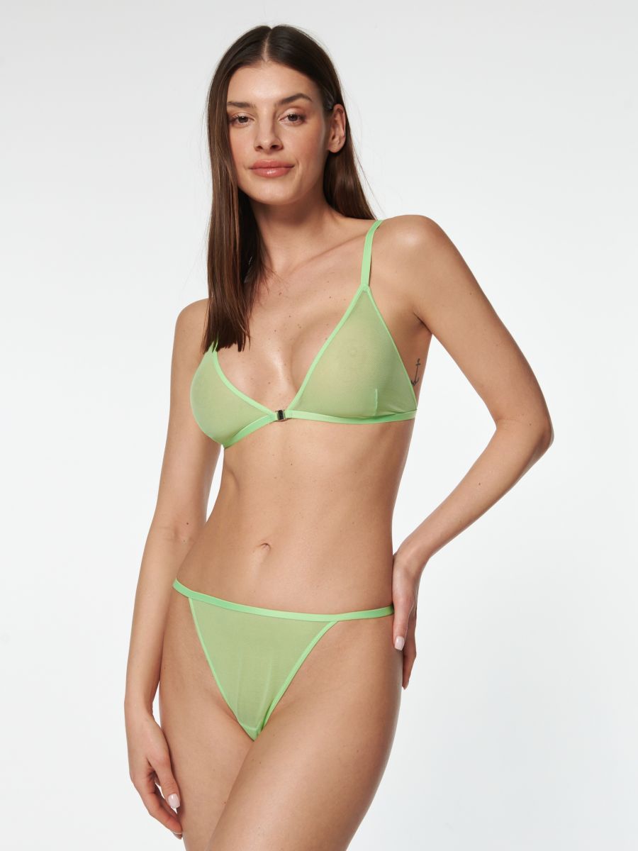 Set: bra and panties - fresh green - SINSAY