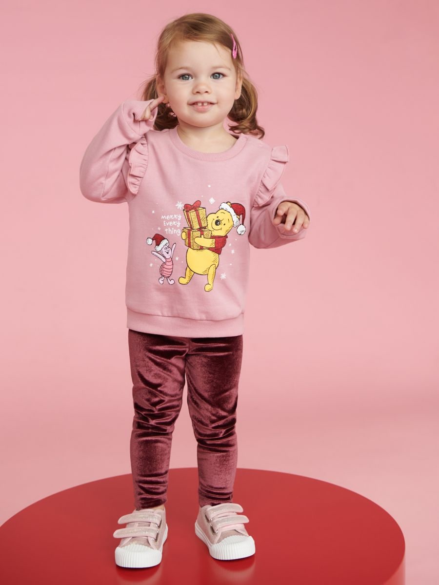 Winnie the Pooh sweatshirt - pink - SINSAY