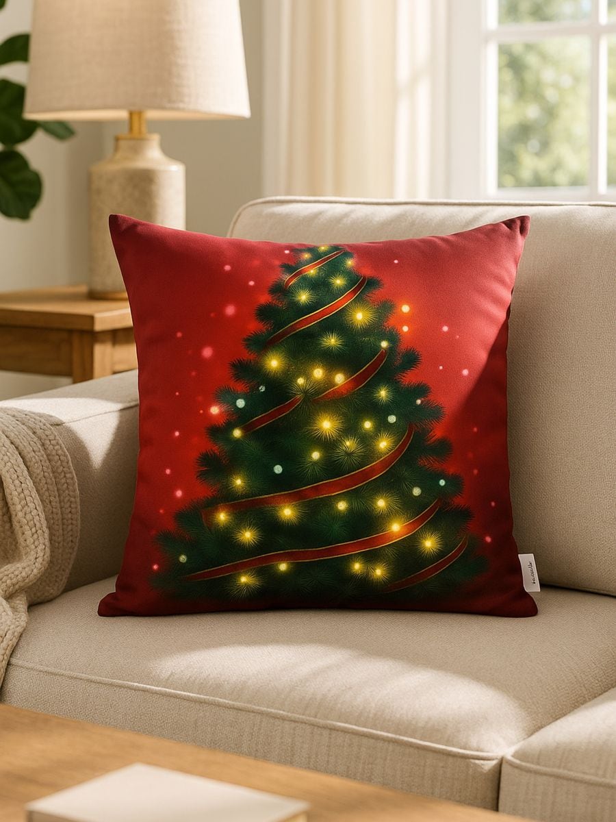 Декоративна възглавница с LED осветление - червeн - SINSAY