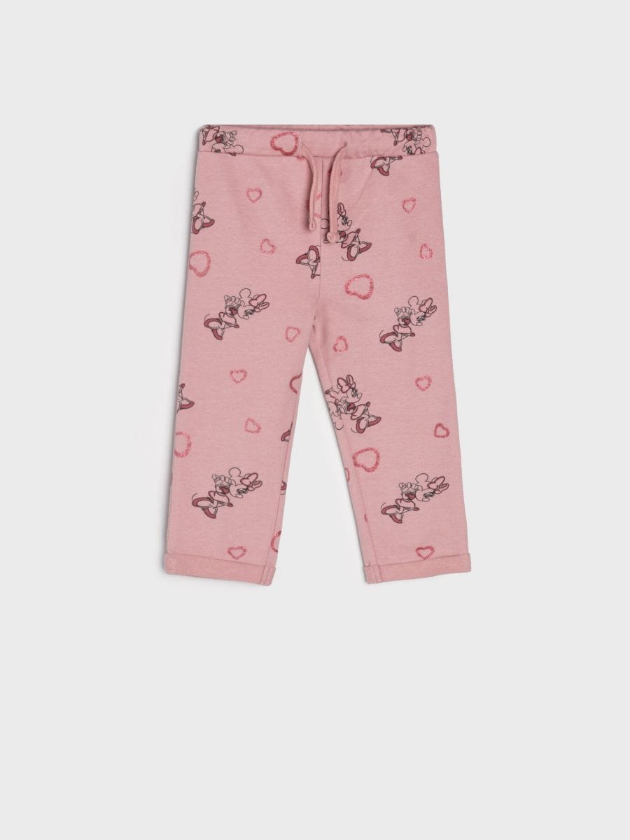 Трикотажні штани Minnie Mouse - рожевувато-ліловий - SINSAY