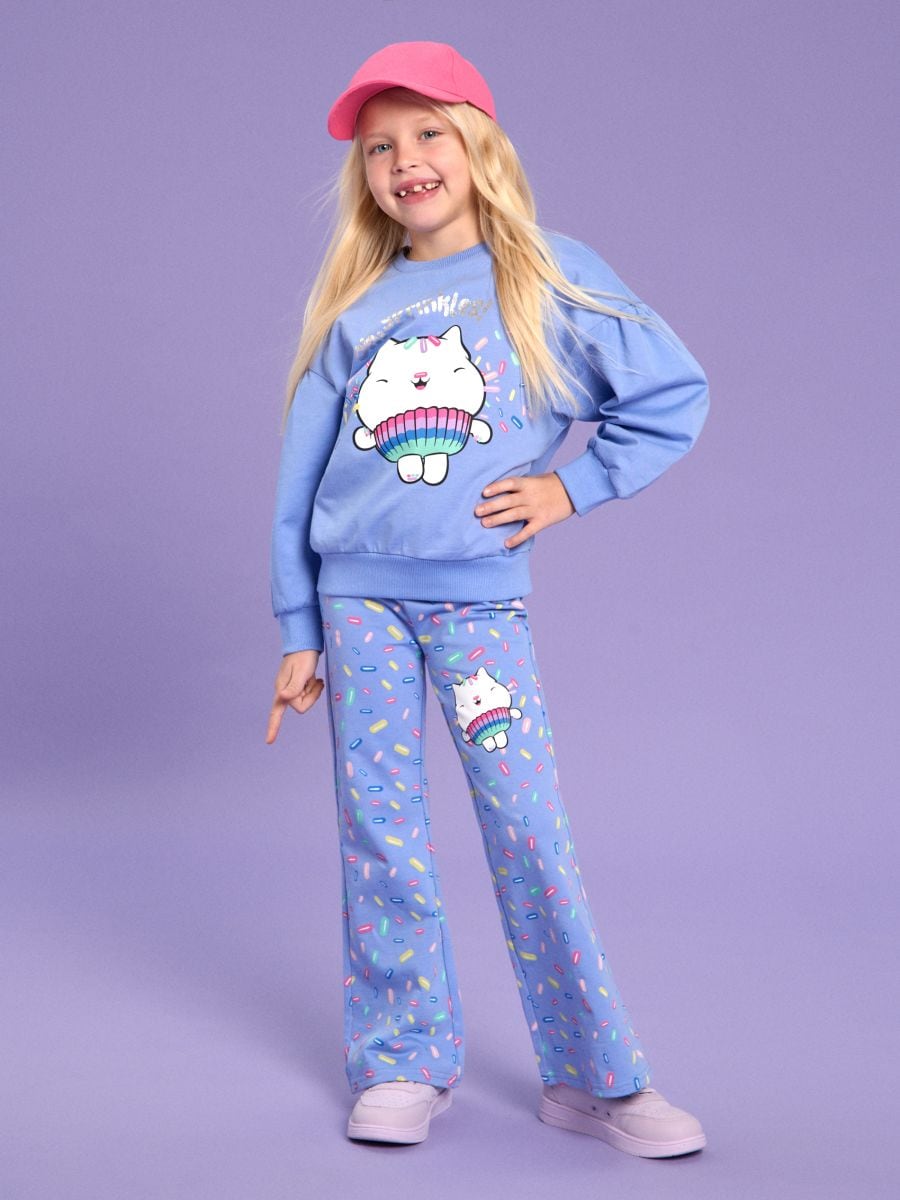 Set Tricotat Căsuța Pisicuțelor Gabi - light blue - SINSAY