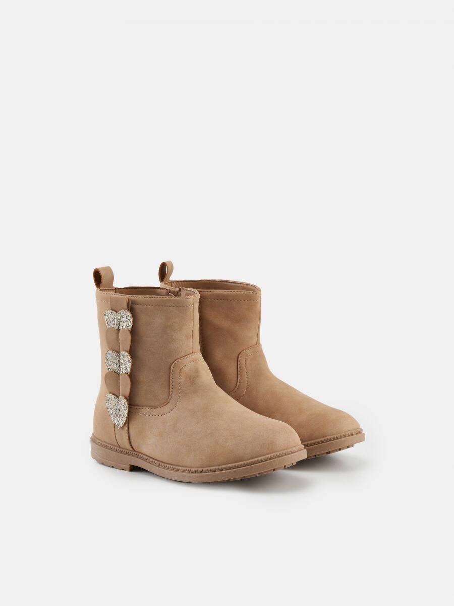 H&m ankle clearance boots with zip