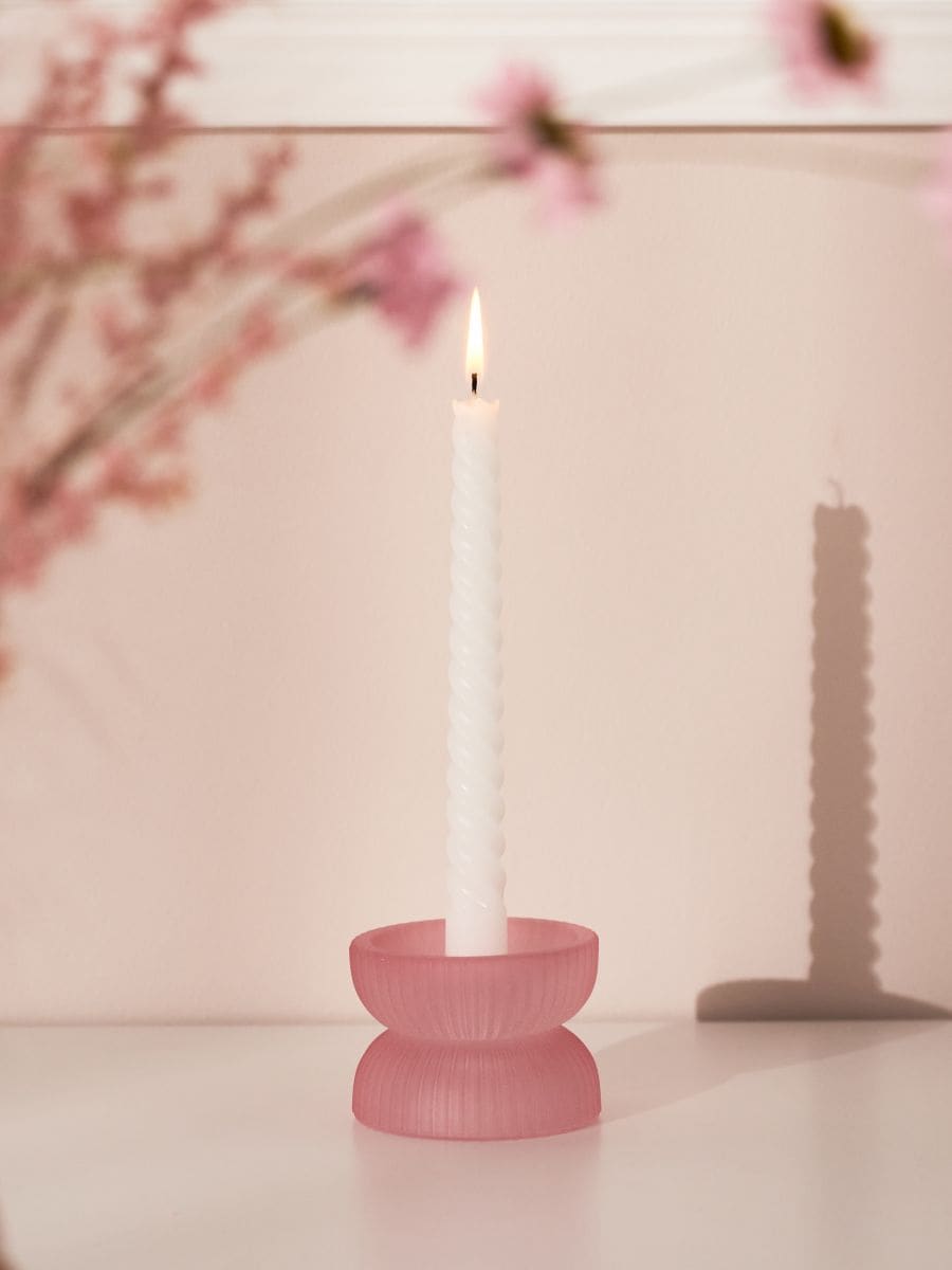 Kerzenständer - Pastellrosa - SINSAY