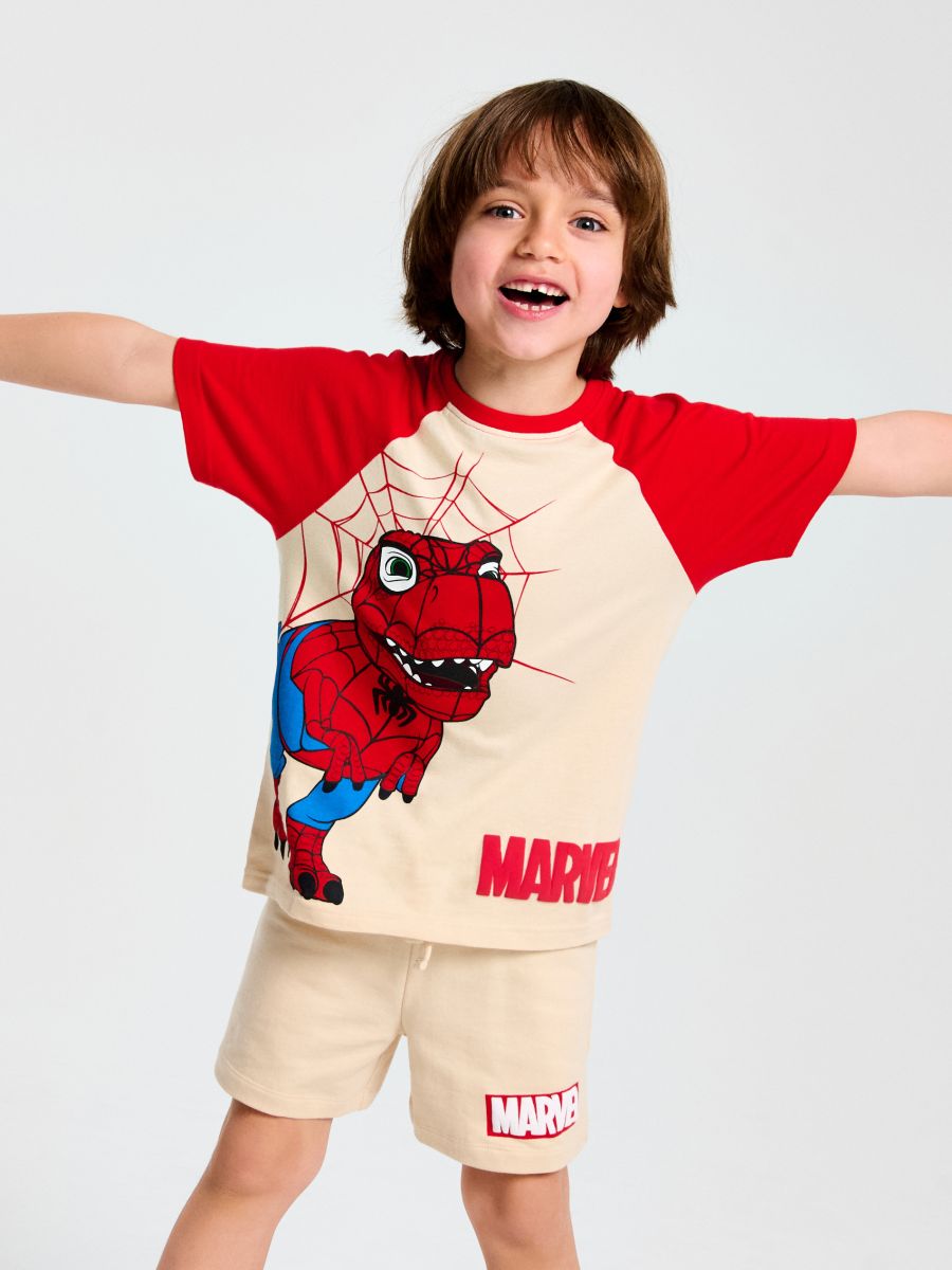 Komplet iz džersija Spider-Man - rdeča - SINSAY