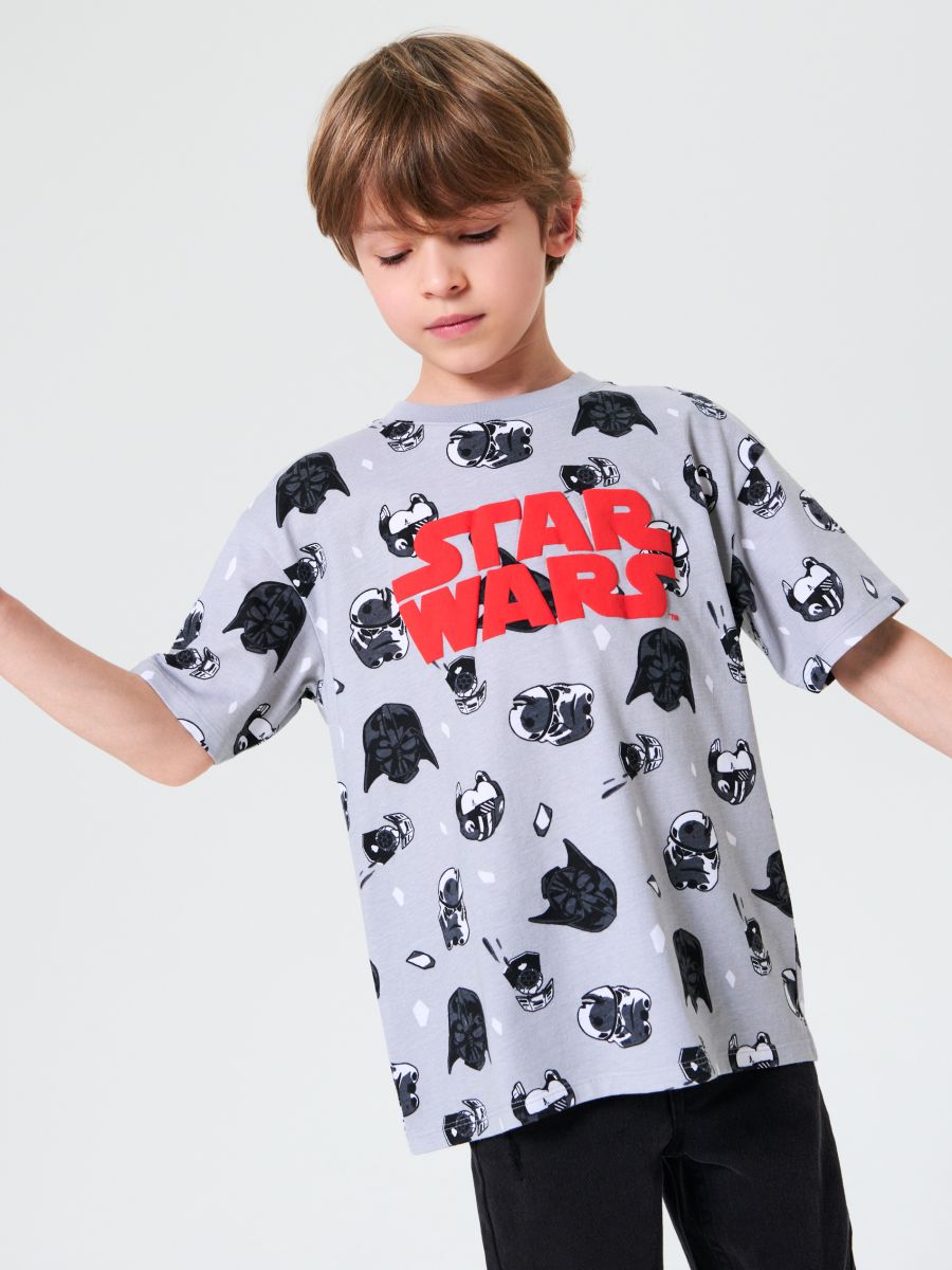 Tričko s dlouhými rukávy Star Wars - šedá - SINSAY